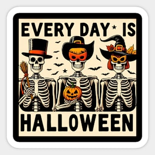 Every Day Is Halloween - Retro Style Sticker